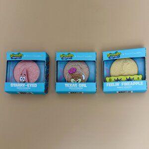 Spongebob squarepants x beauty creations eyeshadow singles all three included